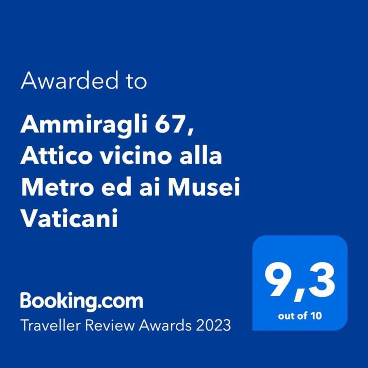 Ammiragli 67, Attico Vicino Alla Metro Ed Ai Musei Vaticani Appartement Rome Buitenkant foto